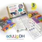 Kit Treinamento Profissional Edulig DH - Desenvolvimento Humano - Melhores Equipes - 3 Dinâmicas e 3 grupos simultâneos - 387 peças e conexões