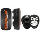 Kit Treino Aparador De Chute e Manopla De Foco Profissional Treino Luta Artes Marciais Boxe MMA
