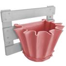 Kit Treliça e Vaso de parede - Jardim Vertical - Plástico reciclado - Treliça Branco Kit Treliça e Vaso de parede - Jardim Vertical - Plástico reciclado - Treliça Branco
