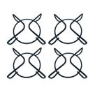 Kit Trempe Grelha Grade Fogão 4 Bocas Atlas Tropical Agile Glass