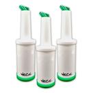 Kit Três Garrafas Store'n Pour 1 Litro Verde Weck