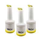 Kit Três Garrafas Store'n Pour 500ml Amarela Weck