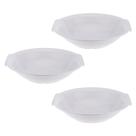 Kit Três Saladeira Redonda de Melamina c/ alça ø 25 x 5,6 cm WECK