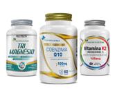 Kit Tri Magnésio + Coenzima Q10 + Vitamina K2 (60 cápsulas) - Flora Nativa