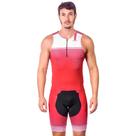 Kit triathlon top sem mangas e bermuda elite marsala uv 50+ kauna Kit triathlon top sem mangas e bermuda elite marsala uv 50+ kauna