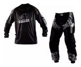 Kit Trilha Cross Calça Camisa Pro Tork Insane In Black