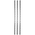 Kit Trilho 1 M Aço Inox P/ Vinil 3 Un - EXTRUFLEX