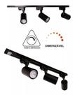 Kit Trilho Eletrificado 1,5 Metro + 3 Spots Led Dimerizável Kit Trilho Eletrificado 1,5 Metro + 3 Spots Led Dimerizável