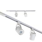 Kit Trilho Eletrificado 1m + 2 Spot Branco + 2 LED Par20 3000k St1978