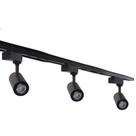 Kit Trilho Eletrificado 1m 3 Spot Led 7w Preto Ou Branco Iluminação
