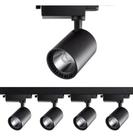 Kit Trilho Eletrificado 1m + 4 Spot Led 30w Branco Quente 3500k Preto