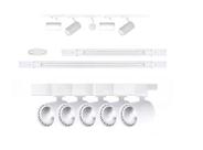 Kit Trilho Eletrificado 2 Metro + 4 Spots De 7w Branco 6000k