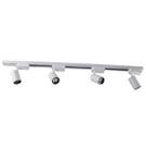 Kit Trilho Eletrificado 2m + 4 Spot Led 7w Branco 6000K Kit Trilho Eletrificado 2m + 4 Spot Led 7w Branco 6000K
