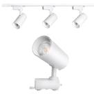 Kit trilho eletrificado 50cm + 3 spots 7w branco neutro 4000k bivolt direcionavel