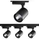 Kit Trilho Eletrificado 50cm3 Spots Led 10w Preto Neutro 4k Bivolt