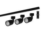 Kit Trilho Spot LED Direct Preto