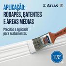 Kit Trincha Pincel Atlas 395 Cerdas Gris Profissional - Escolha quantidade e Tamanho -