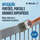 Kit Trincha Pincel Atlas 395 Cerdas Gris Profissional - Escolha quantidade e Tamanho -