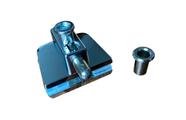 Kit Trinco Capuchinho para Porta ou Janela de Vidro 8 a 10mm Zamac 4 Cores Modelo 1335 1038 Kit Trinco Capuchinho para Porta ou Janela de Vidro 8 a 10mm Zamac 4 Cores Modelo 1335 1038