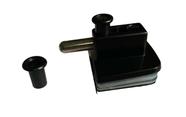 Kit Trinco Capuchinho para Porta ou Janela de Vidro 8 a 10mm Zamac 4 Cores Modelo 1335 1038