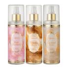 Kit Trio Body Splash Árabes Caramel Kiss Vanilla Rum Pink Chantilly 3x200ml