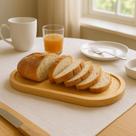 Kit Trio de Bandejas em Madeira Pinus Multiuso Oval Decoração