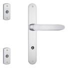 Kit Trio de Fechadura Heide Perfil Serralheiro 600/11 com Duas Tetras 20mm Cromado Stam