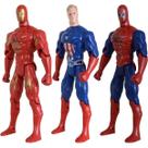 Kit Trio Heroís Homem Aranha Capitão America Homem De Ferro