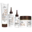 Kit Triskle Força Resistência Cabelos Fracos Quebradiços + Leave-In 250ml 4 Itens