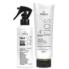 Kit Triskle Lisos Perfeitos Hidratação Antiumidade Antifrizz + Spray Fluído 120ml 2 Itens