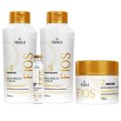 Kit Triskle Ressurreição Capilar Cabelos Danificados + Máscara 350g 4 Itens
