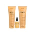 Kit Trivitt Itallian Hairtech Pós-Química - Shampoo 250ml + Condicionador 200ml + Reparador de Pontas 30ml