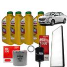 Kit Troca De Óleo 15W40 E Filtros Onix Prisma 2012 À 2016