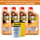 Kit Troca de Óleo 4L Havoline 15W-40 Semissintético + Filtro de Óleo Tecfil