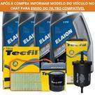 Kit Troca de Oleo 4L YPF Elaion 5W-40 Sintetico + Filtros de Oleo Ar e Combustivel Tecfil Kit Troca de Oleo 4L YPF Elaion 5W-40 Sintetico + Filtros de Oleo Ar e Combustivel Tecfil