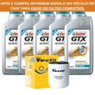 Kit Troca de Oleo 5L Castrol GTX Ultraclean 15W-40 Semissintetico + Filtro de Oleo Tecfil