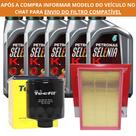 Kit Troca de Óleo 5L Petronas Selenia K 15W40 + Filtro de Óleo Tecfil + Filtro de Ar Wega