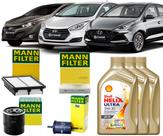 Kit Troca De Óleo 5w30 e Filtros Hyundai Hb20 e Hb20s 1.0 12v 2012 2013 2014 2015 2016 2017 2018 2019 2020 2021 2022