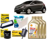 Kit Troca De Óleo 5w30 e Filtros Hyundai Hb20 e Hb20s 1.0 12v 2013 2014