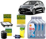 Kit Troca De Óleo 5w30 e Filtros Hyundai Hb20 e Hb20s 1.0 12v 2021 2022