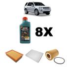 Kit Troca De Óleo Castrol 5w30 Freelander Ii 3.2 I6 Hse S S