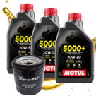Kit Troca de Óleo Cb 500 Cb 600f Hornet Ninja 300 Motul 20w50 Com Filtro