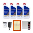 Kit Troca de Óleo Chevrolet Onix Prisma Flex Até 2017 5 Marchas - Acdelco + Higienizador
