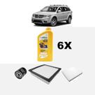 Kit Troca De Óleo Dodge Journey 2.7 V6 Ano 2008 A 2012