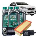 Kit troca de oleo fiat novo uno vivace 1.0 evo 5w30 sintetico