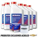 Kit Troca De Oleo Filtro 20w50 Sl 6 Litros Acdelco Astra Gasolina s10 kadett Gasolina,alcool 462k6