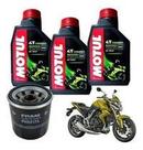 Kit troca de óleo hornet 2010 filtro fram óleo 5100 10w30