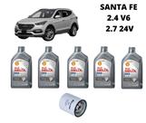 Kit troca de oleo hyundai santa fe 2.4 2.7