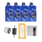 Kit Troca de Óleo Logan / Sandero 1.0 12v 3cil Elf 10w40 + Higienizador