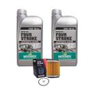 Kit Troca de Óleo MOTOREX 10W40 2 Lts + Filtro de Óleo VEDAMOTORS - Gas Gas EC 250f - Fazer 250 - Lander XTZ250 - Teneré